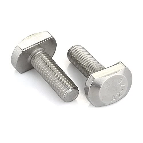M8 X 25mm Tslot Dropin Stud Sliding Bolts T Shape Screws 304 Stainless Steel 188