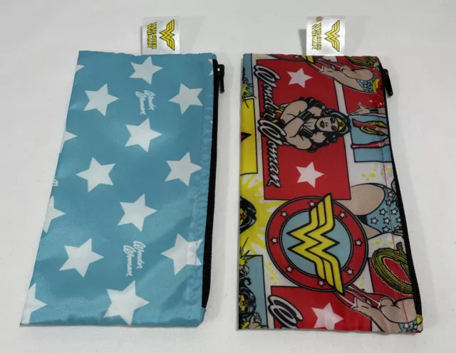 Wonder Woman TM & DC Comics (s15) Bumkins  Zipper snack bags Size 3.5 In X 7 In 2