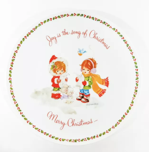 Vintage 1975 Gigi JOY IS THE SONG OF CHRISTMAS G Graudins Commemorative Ed Plate