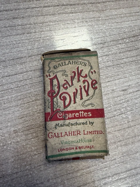 GALLAHER LTD (20) Park Drive Empty Cigarette Packet £4.37