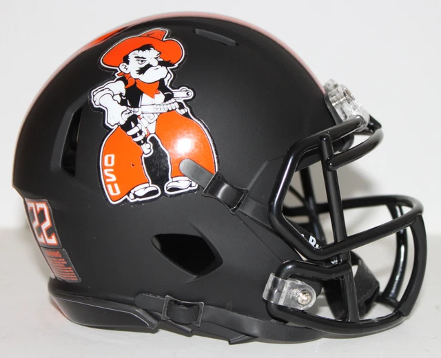 2022 Oklahoma State Cowboys Custom Riddell Mini Helmet vs TCU