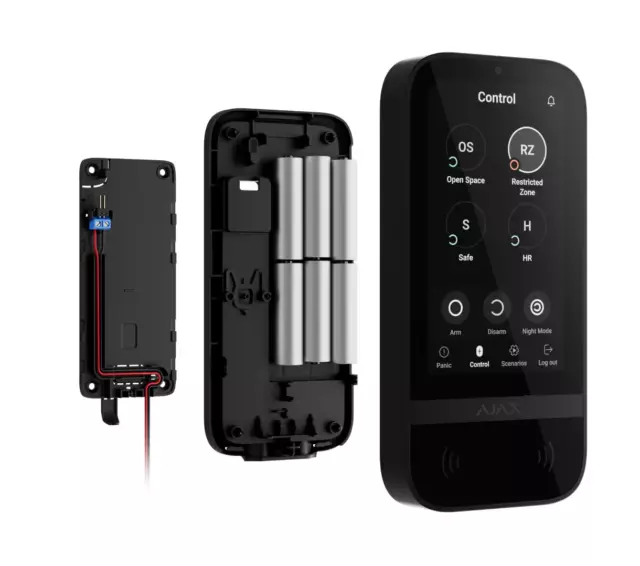 Ajax KeyPad TouchScreen - AJKPTS Tastiera touch screen senza fili (Black)