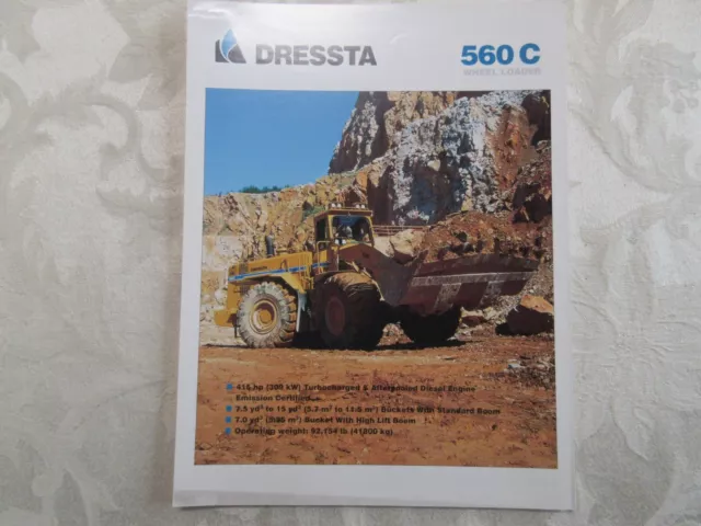 Dressta 560C Wheel Loader Brochure 1999