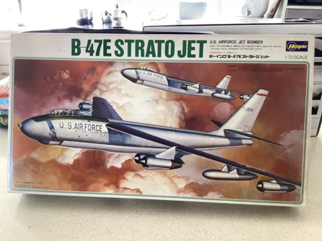 Hasegawa 1/72 B-47E Strato Jet w/ 166 parts pre-owned 187  kit