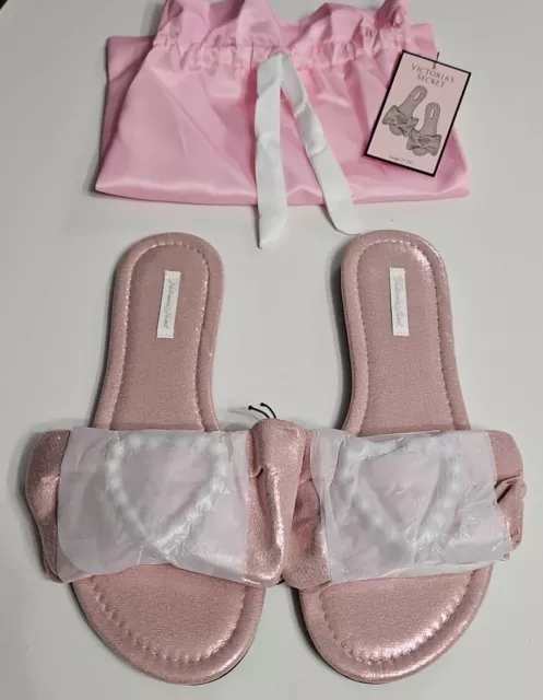Victoria secret hotsell pink bow slides