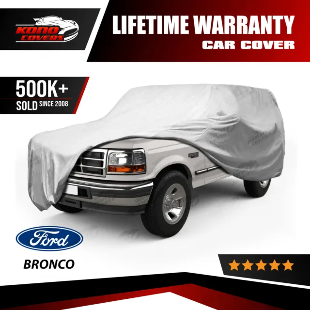 Ford Bronco 5 Layer Car Cover Fitted In Out door Water Proof Rain Snow Sun Dust