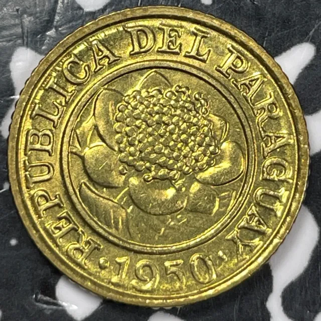 1950 Paraguay 1 Centimo (Many Available) High Grade! Beautiful! (1 Coin Only)