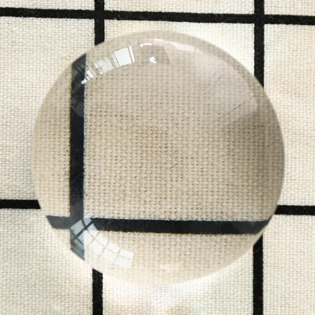 Magnifying Glass Dome 8X Acrylic Optical Magnifier Hemispherical Paperweight 2