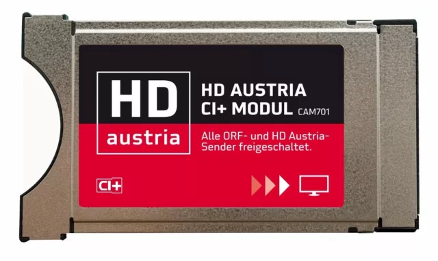 ORF HD Austria CI+ Modul CAM701 Viaccess Orca mit integ. ORF Micro SAT Karte CI