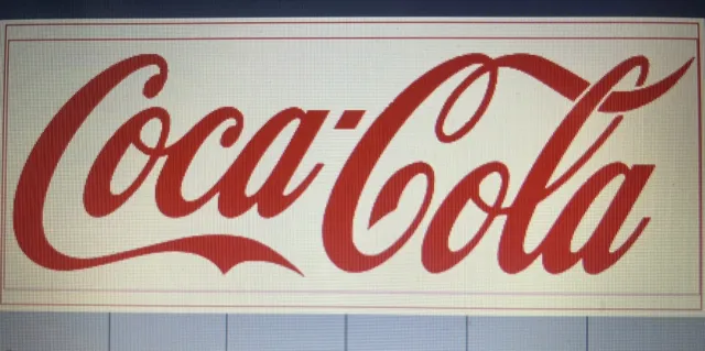 TW0 EXTRA Large Coca Cola Vinyl Decals 12”RED Yeti Coke