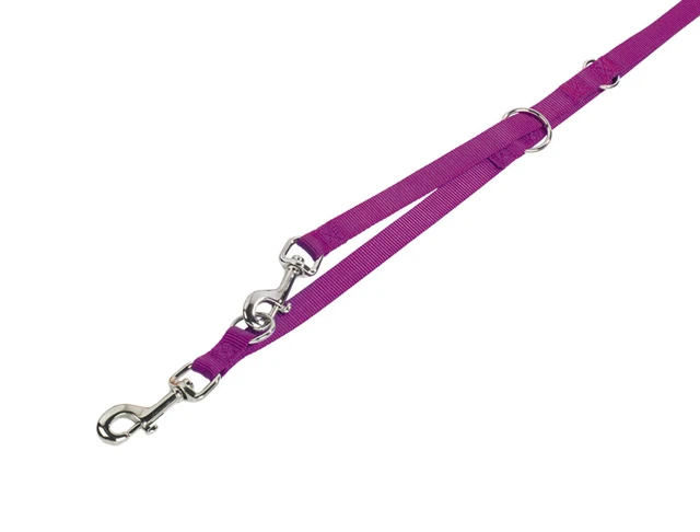Nobby Führleine "Classic" Hundeleine Nylon verstellbar Gr. XS Länge 2 m