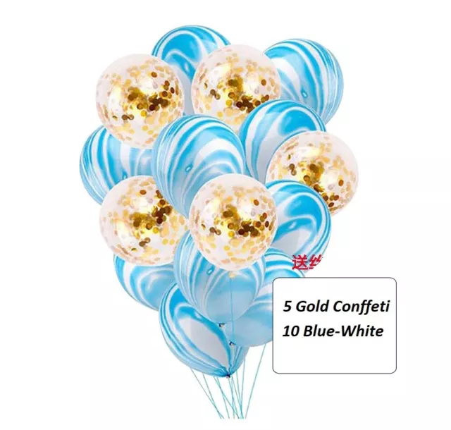 15 pièces/lot ballons mariage anniversaire latex foil ballons enfants garçon fille fête bébé