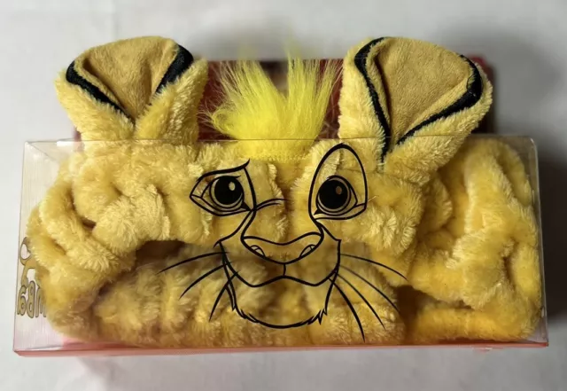 Disney Lion King Simba Spa Headband. New in Box.