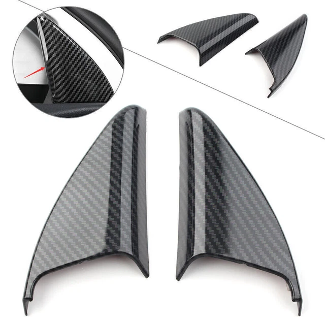Carbon A Pillar Window Triangle Frame Cover Trim for Benz A-Class A220 W177 2019