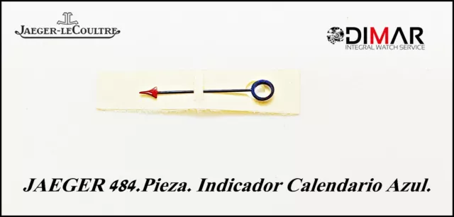 JAEGER-LECOULTRE. CALIBRE.484- PIEZA. Indicador Calendario Azul Corto.