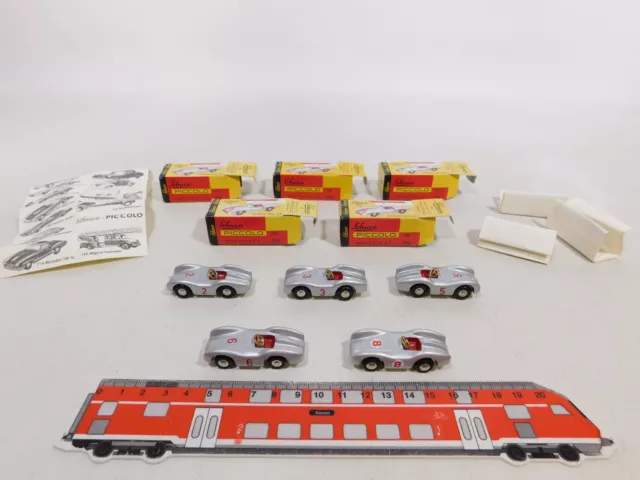 DF860-0, 5 #5x Schuco Piccolo 1:90 702 Mercedes / MB 2,5 L: 2 +3 +5 +6 +8 S.G