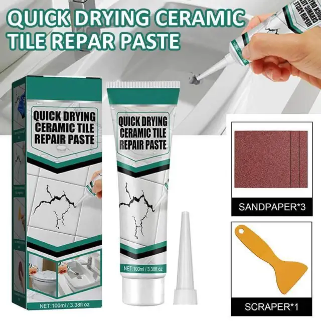 Ceramic Paste Floor Tiles Glue Kit Tile Repair Agent Tub Repair Kit