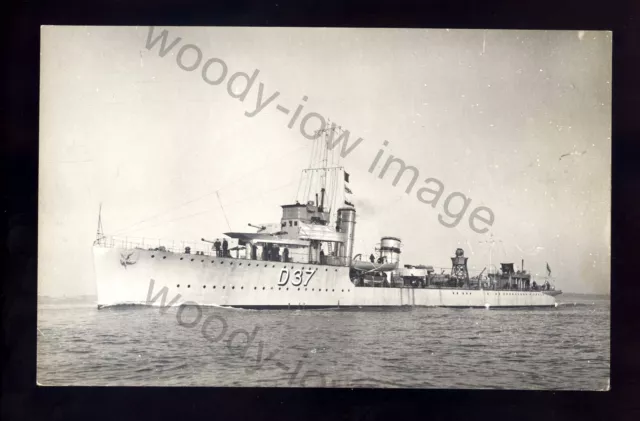 nb0382 - Royal Navy Kriegsschiff - HMS Vortigern D37 - Foto