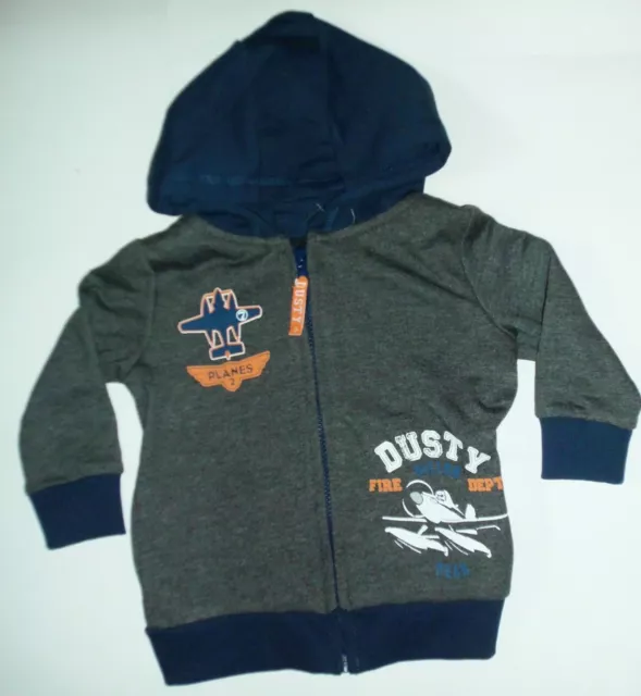 Baby Junge grauer Hoodie oder passende Jogger-Stilhose mit Disney Flugzeugen staubig