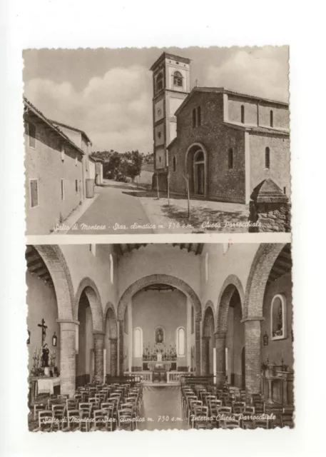 Cartolina Salto di Montese Chiesa Parrocchiale Interno non viaggiata Modena