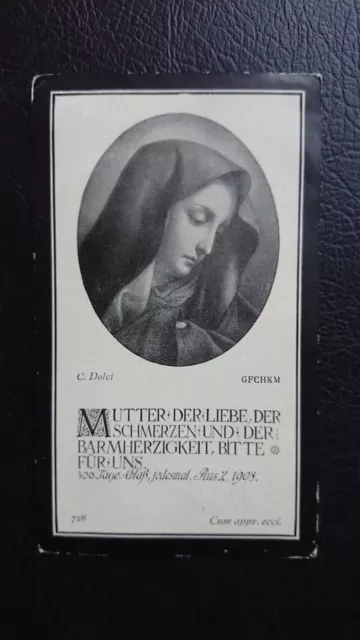 Todesanzeige / death card - katholisch - Frau Witwe Karl Schrödel - Oktober 1935 2