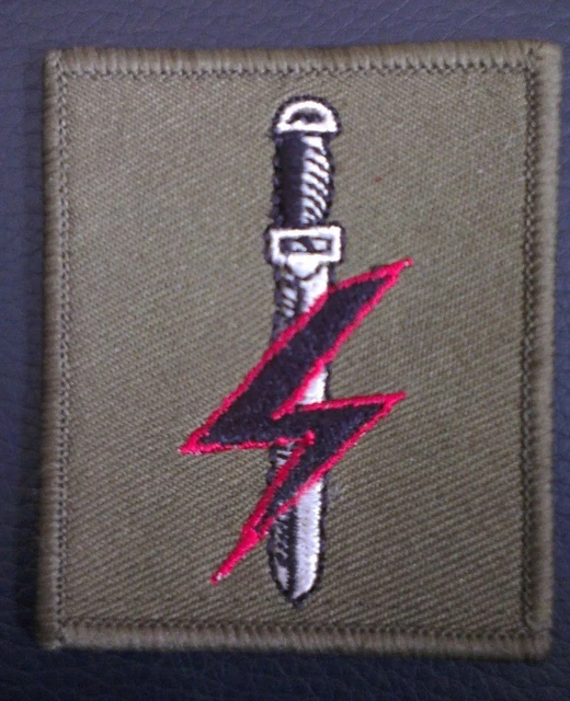 SPECIAL FORCES SUPPORT GROUP SFSG Royal Marine Badges W/WO2 Rank