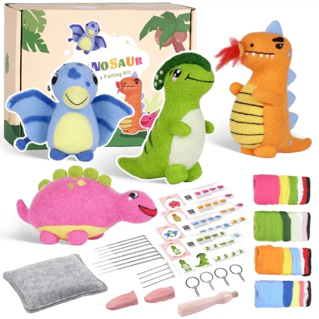 Soft and Colorful Wool Felt Poke Material Pack Cartoon DIY Accessories