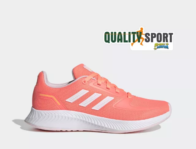 Adidas RunFalcon 2.0 Rosa Salmone Scarpe Shoes Ragazza Sportive Running GX3535