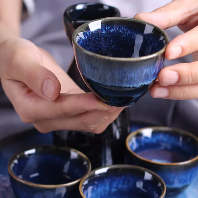 3 Pcs Japanese Style Tea Cup Wine Sake Cups Coffee Mug Espresso Ceramic
