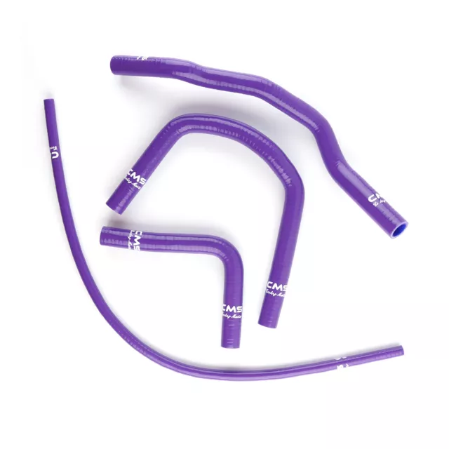 For 1987-2006 Yamaha Banshee 350 YFZ350 Purple Silicone Radiator Water Hose Kit