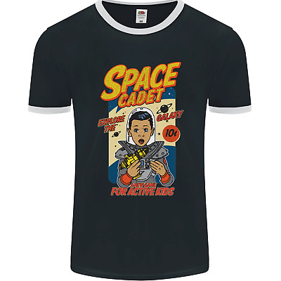 Space Cadet Explore the Galaxy Astronaut Mens Ringer T-Shirt FotL