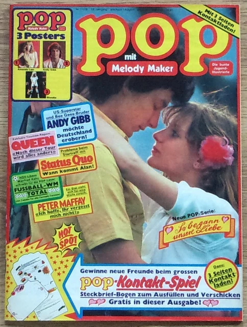 POP 11 1978 Queen,Blondie,Andy Gibb,Status Quo,Peter Maffay,WM 78