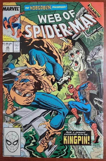 Web Of Spider-Man Issue #48 Marvel Comics