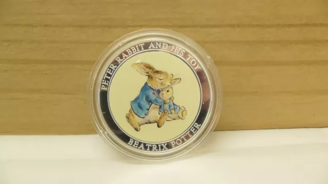 2021 Peter Rabbit and His Toy Beatrix Potter Coin, Token