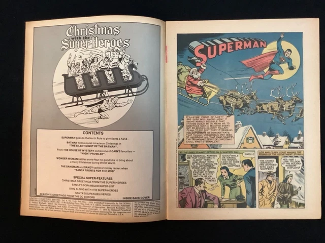 Christmas With the Super-Heroes #C-43 Limited Collectors Edition - DC Comics 3