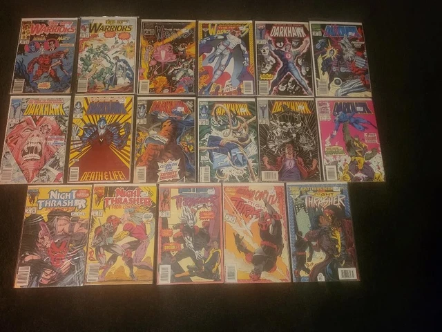 Darkhawk The New Warriors Night Thrasher 20 Marvel Comic Book Collection Lot VG