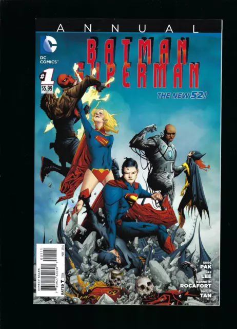Batman Superman⚡ Annual #1 (New 52 DC Comics 2014) RED HOOD- 1st Print NM💥