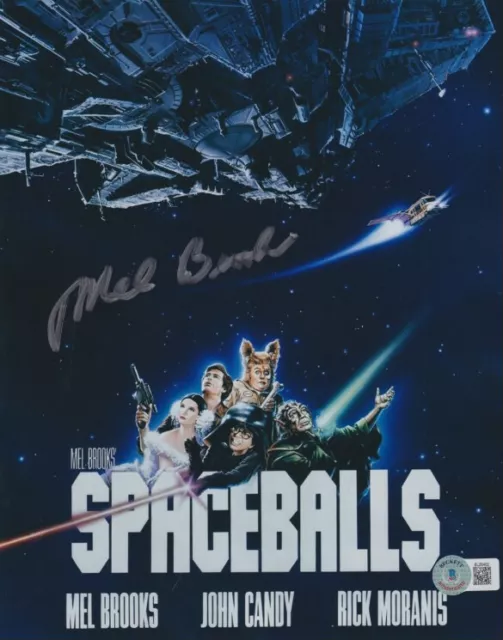 Mel Brooks (Spaceballs) signed 8x10 photo Beckett BAS