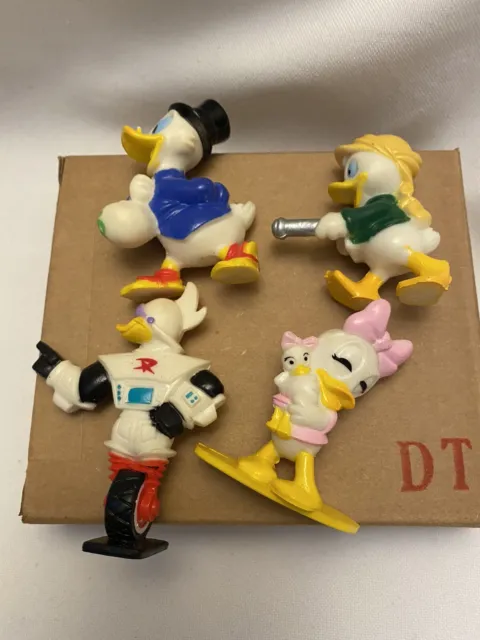 Disney Kellog's Duck Tales PVC Figures 1991 Scrooge McDuck Gizmoduck Daisy Louie