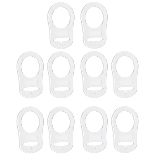 10 Pcs Button Silicone    Holder Mannequin Clip Adapter8673