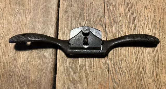 VINTAGE STANLEY No 51 SPOKESHAVE FLAT BOTTOM CARPENTERS WOODWORKING OLD TOOLS