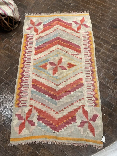 Old Rio Grande New Mexico Valle Valero Star Blanket  Serape