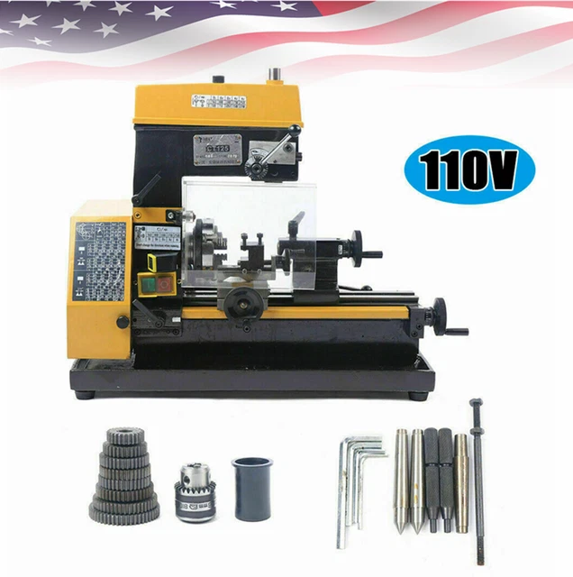 3-in-1 Micro Multi-functionanl Lathe Machine Drilling and Milling Lathe Machine