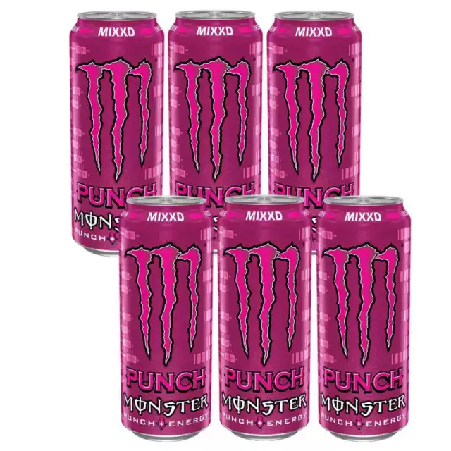 Monster Punch Energy Mixxd leicht kohlensäurehaltig 500ml 6er Pack