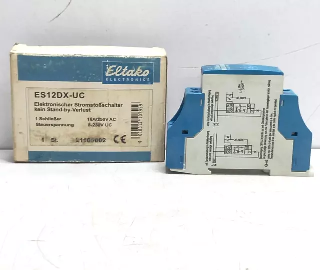 Eltako ES12DX-UC Electronic Impulse Switch 16A 250VAC 8-230V UC