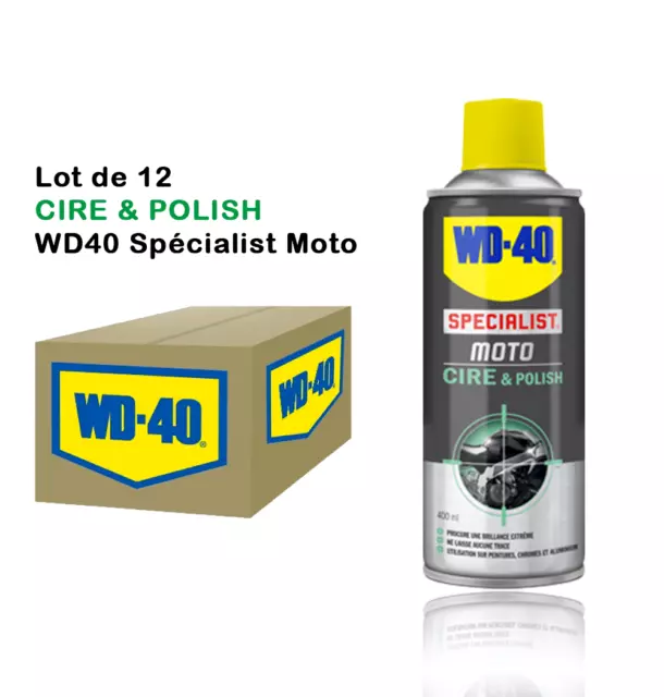 Lot de 12 WD40 Spécialist Moto Cire & polish 400ml 2