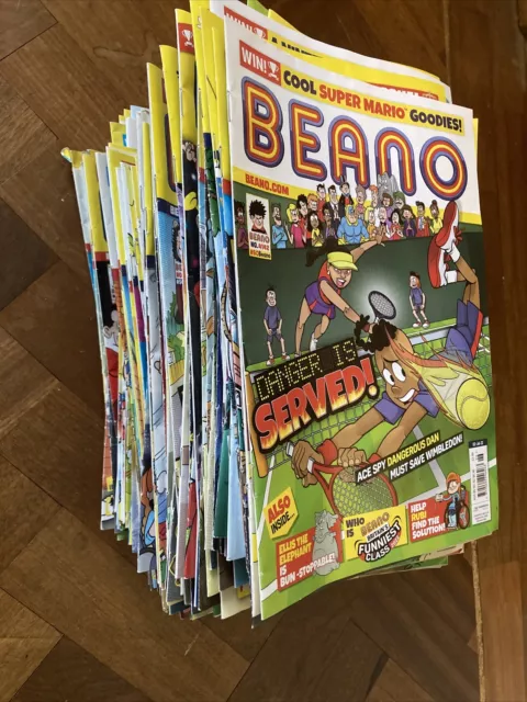 Beano comics job lot. 173 comics from 2018 to 2022. Very good condition.