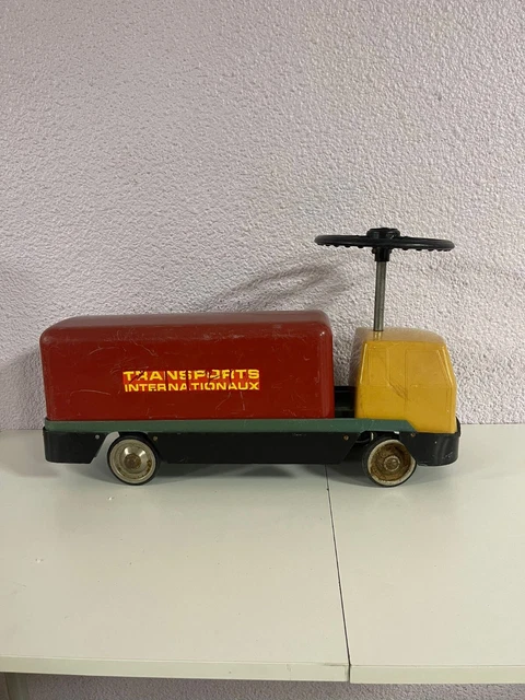 Camion Porteur Enfant Kiddicraft Vintage - Transports Internationaux - Jouet Collection