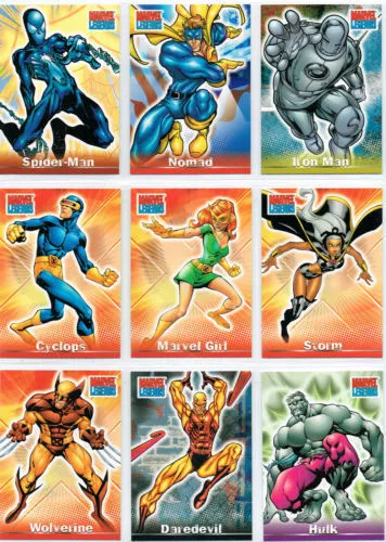 Marvel Legends Costume Change A Cards   Cc1 To Cc9  Singles Or Set By Topps