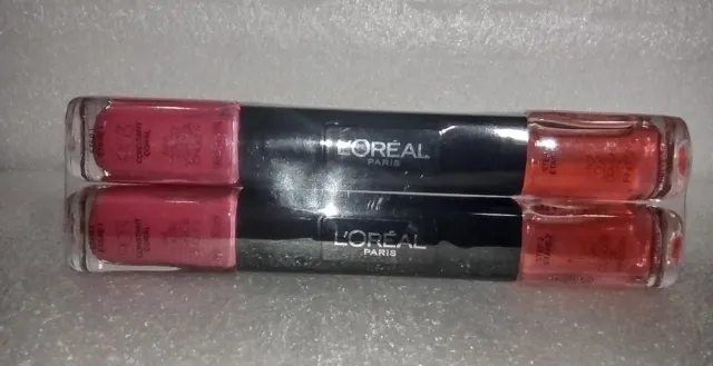 Pro Nail Polish Loreal 2 Step  Brand New Sealed - #903 Constant Coral 2 pack